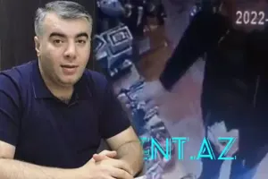 Rəşad Dağlının qətldən əvvəl bıçaq aldığı anlar...