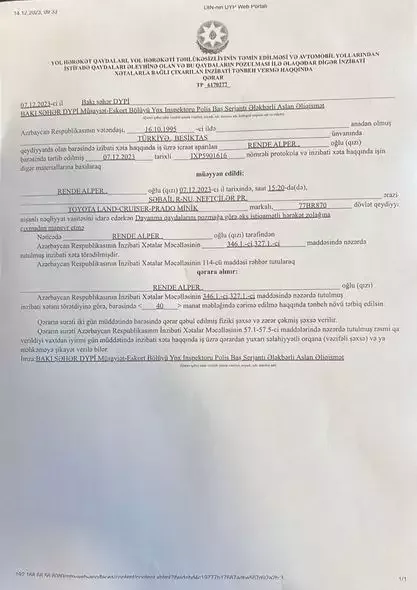 Türk bloqerin rüşvət iddialarına - Rəsmi cavab