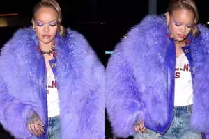 Rihanna və kürkü...