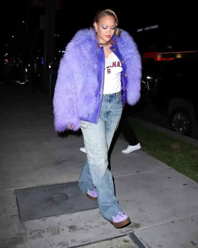 Rihanna və kürkü...