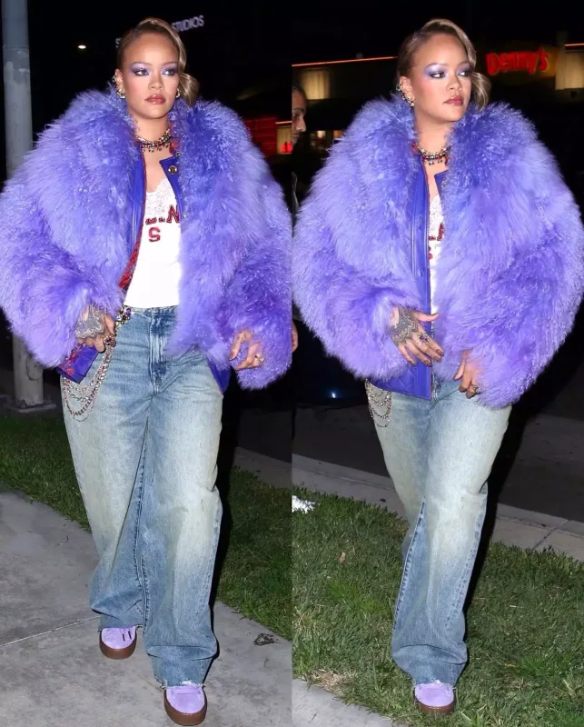 Rihanna və kürkü...