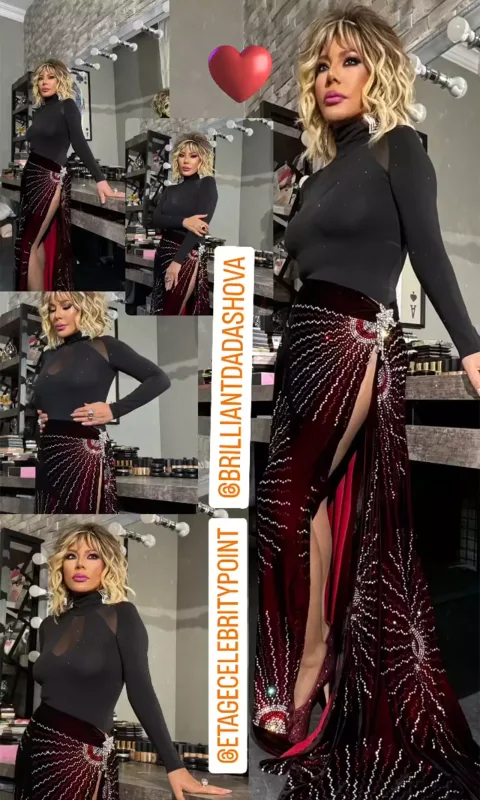 Brilliant Dadaşova geyimi ilə diqqətdə