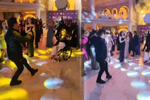 Murad Dadaşovun heyəti ilə rəqsi