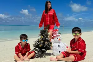 Maldivlərdə Yeni il keyfi...