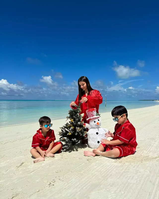 Maldivlərdə Yeni il keyfi...