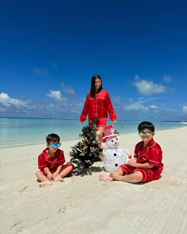 Maldivlərdə Yeni il keyfi...