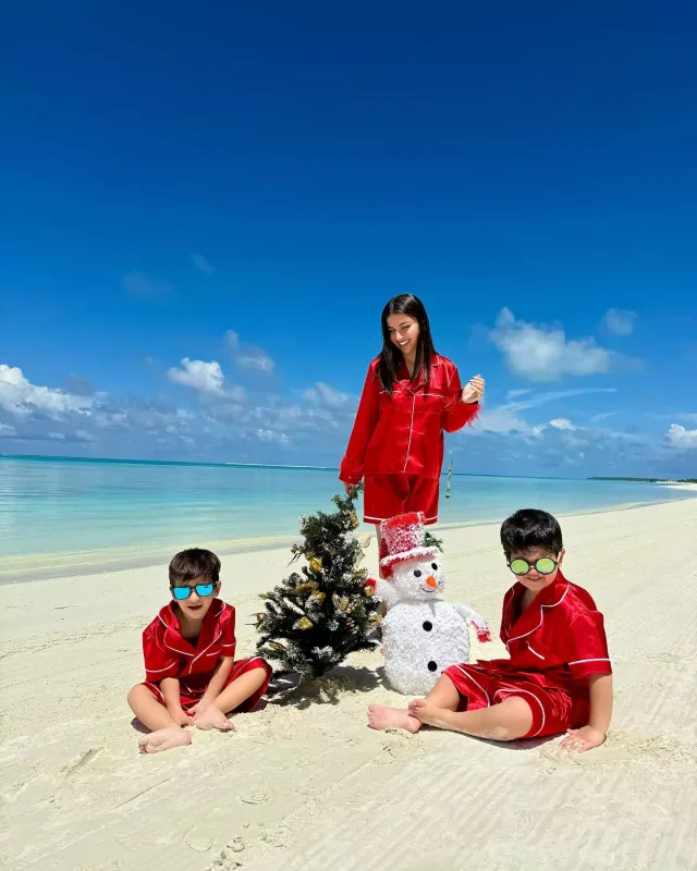 Maldivlərdə Yeni il keyfi...