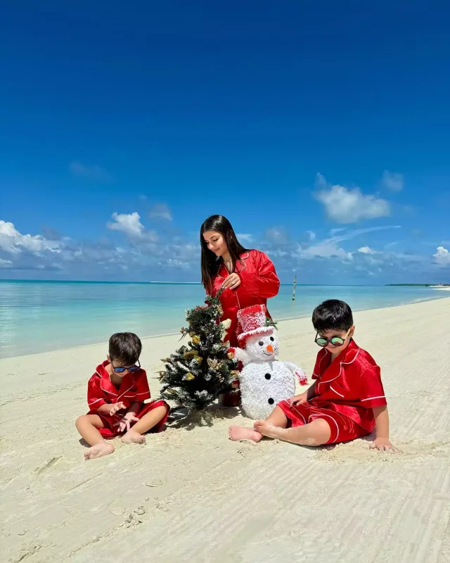 Maldivlərdə Yeni il keyfi...