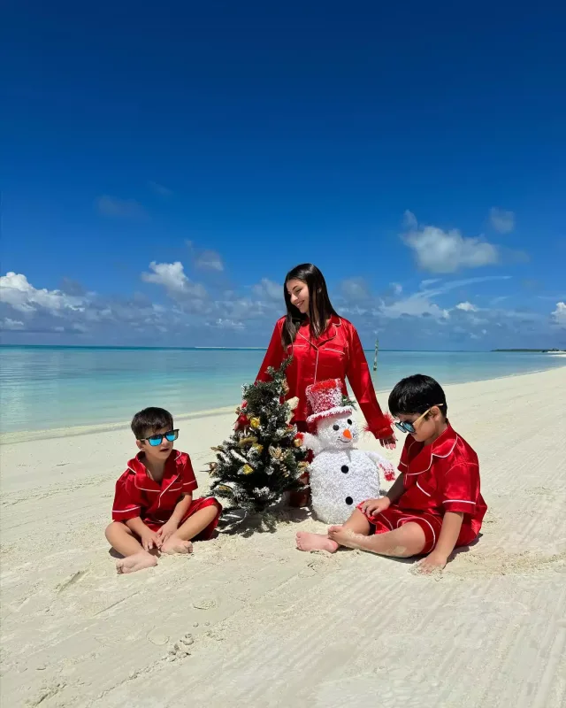 Maldivlərdə Yeni il keyfi...