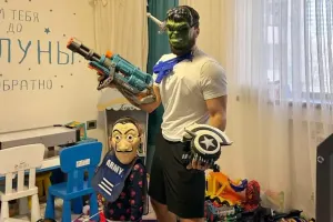 Zamiqlə oğlunun əyləncəli anları