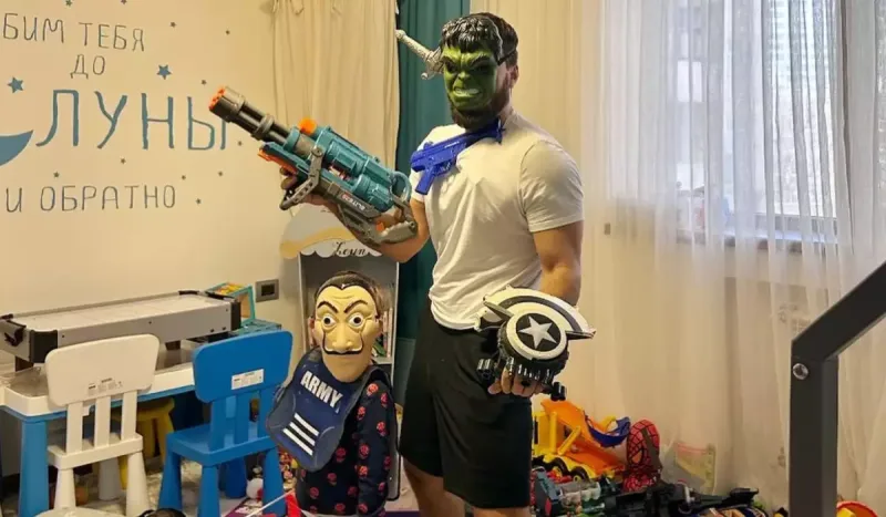 Zamiqlə oğlunun əyləncəli anları