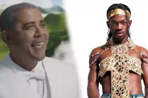 Klipində Obamanın bənzəri rol aldı