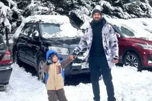 Zamiqdən oğlu ilə fotolar