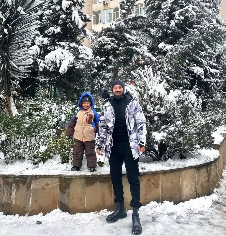 Zamiqdən oğlu ilə fotolar