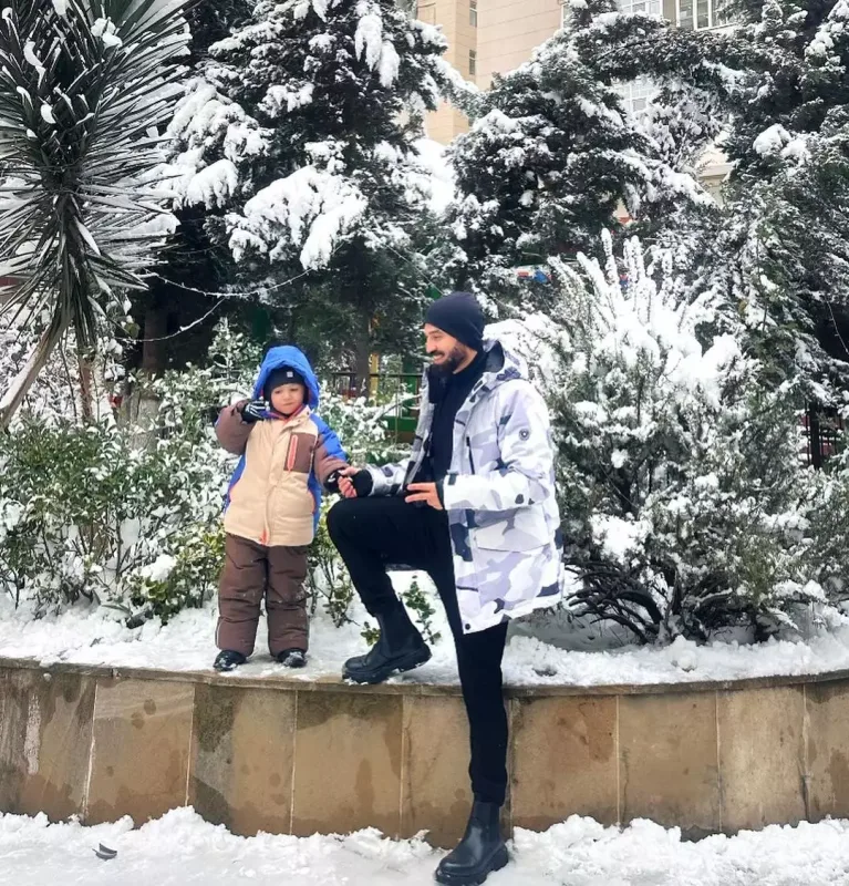 Zamiqdən oğlu ilə fotolar