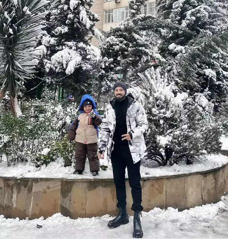 Zamiqdən oğlu ilə fotolar