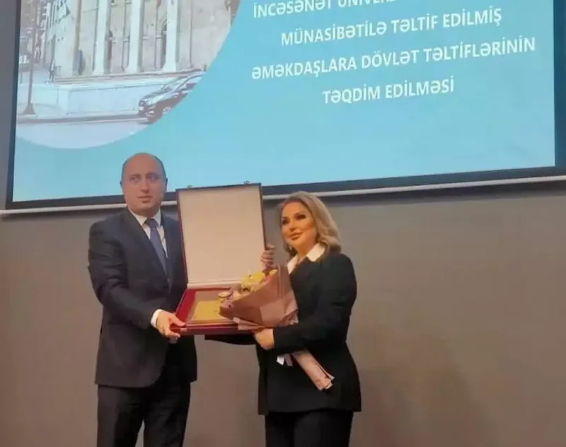 Prezidentin fəxri diplomu Xalq artistinə təqdim edildi