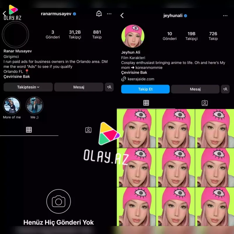 Ranar və İradə İbrahimovanın səhifəsi geri qaytarıldı