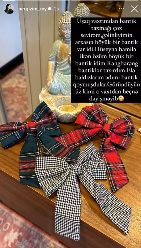 “Baldızlarım adımı “bantik” qoymuşdular”