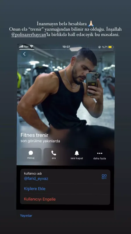 Onun şəkli ilə azərbaycanlı qızları aldadırlar