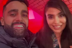 Hüseyn Leyla Əliyeva ilə Londonda