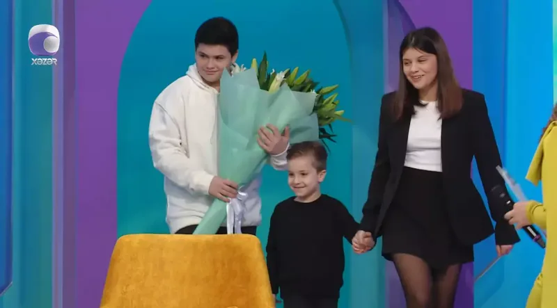 Mübariz Tağıyevin nəvələri ilk dəfə efirdə