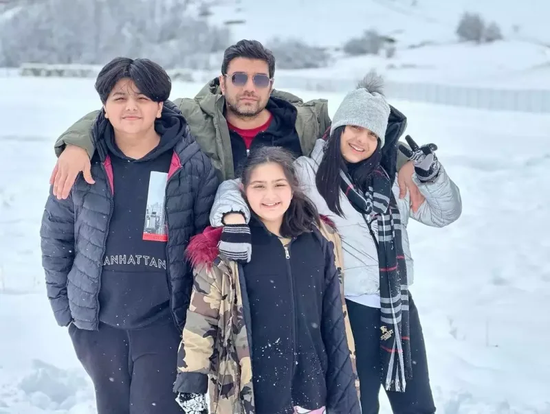 Kənanla Aygünün ailə tətili…