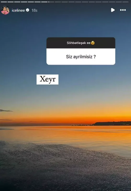 Ayrılmadıqlarını belə təsdiq etdilər