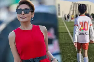Hüsniyə ilk dəfə oğlunu göstərdi