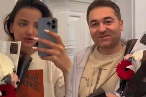 Xanımından İlkinə gül hədiyyəsi!