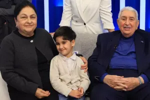 86 yaşlı Arif Babayev ailəsi ilə