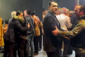 Nazirlə Xalq artistinin səmimi anları