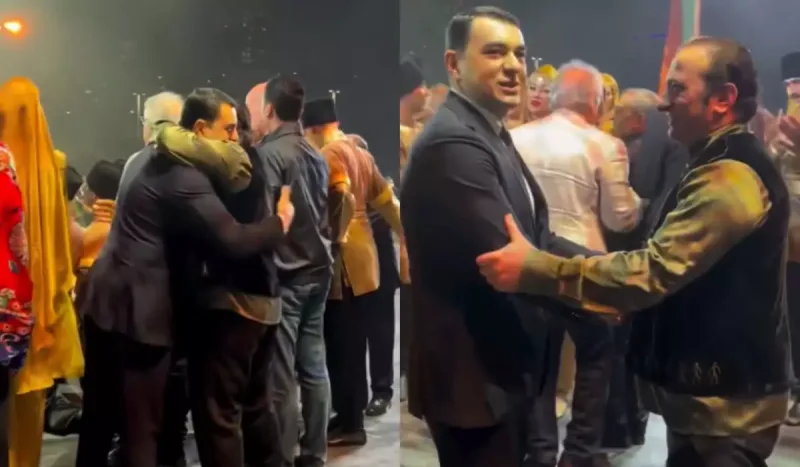 Nazirlə Xalq artistinin səmimi anları