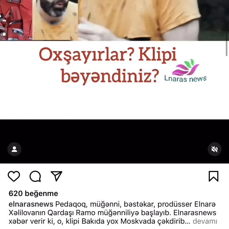 İnstaqramını xəbər səhifəsi etdi - “Prodüser, bəstəkar, pedaqoq….”
