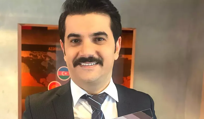 Elşən rol aldığı türk serialının çəkilişində