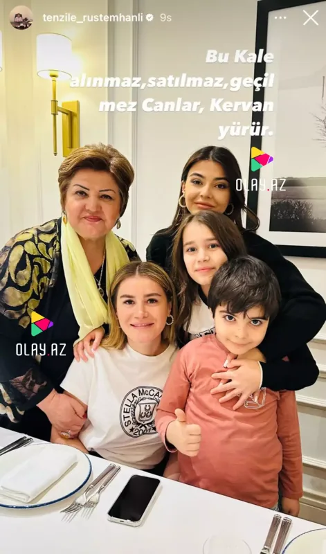 Övladlarına belə dəstək oldu