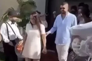 Ebrunun Dubaydakı toyundan görüntülər - VİDEO