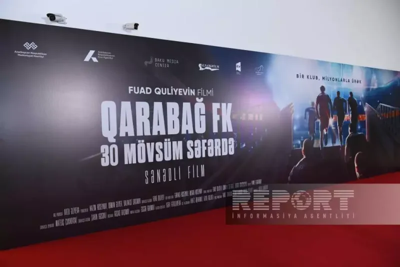 “Qarabağ FK - 30 mövsüm səfərdə” filmi təqdim edildi
