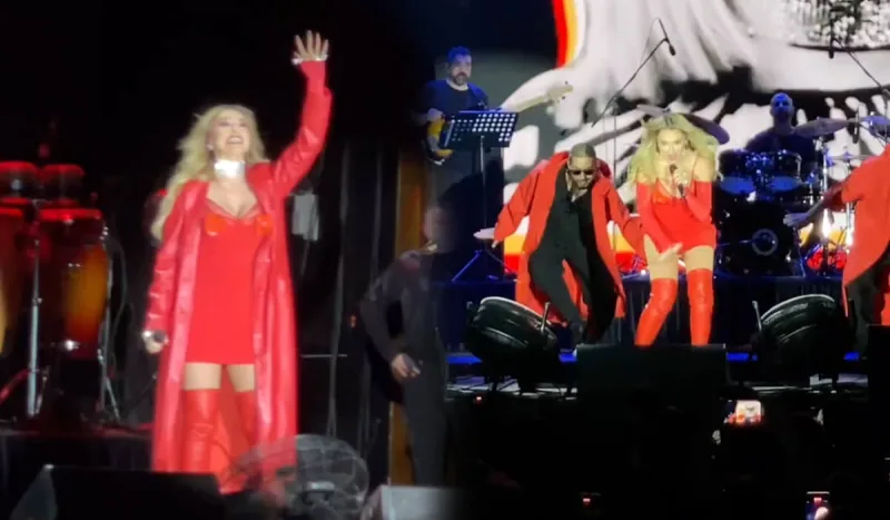 Hadise Bakıda qırmızılar içində!