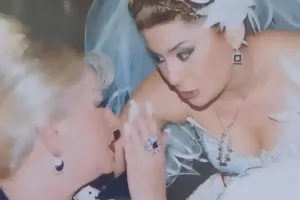 Rövşanə toyunda İlhamə Quliyeva ilə