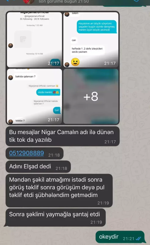 “Nigar Camalın işi ilə bağlı araşdırma aparılır”- DİN