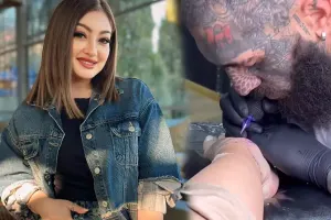 Zümrüd tatu etdirdi