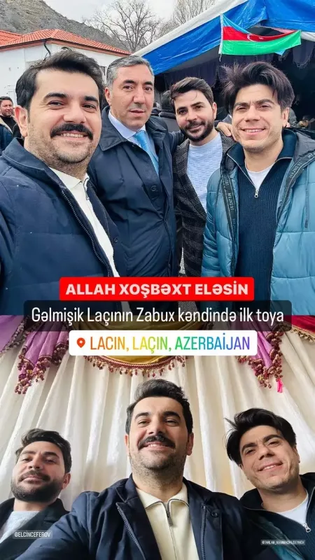 Laçındakı toyda iştirak etdilər