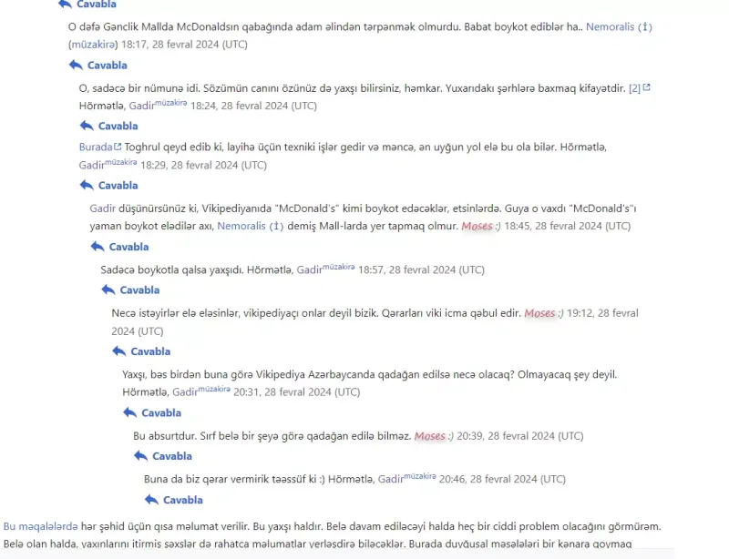 Vikipediyaçılarımız şəhidlərimizin məqalələrini silirlər