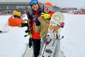 Aysellə İlkinin qar tətili