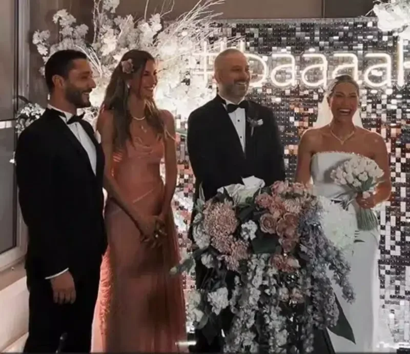 Çağla eks sevgilisiylə nikah şahidi oldu