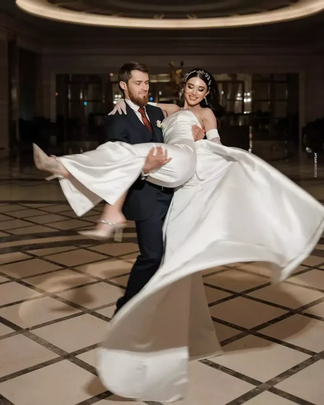 Özbəkistanlı idmançı azərbaycanlı xanımla evləndi