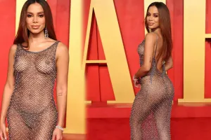 “Afterparty”yə şəffaf libas...