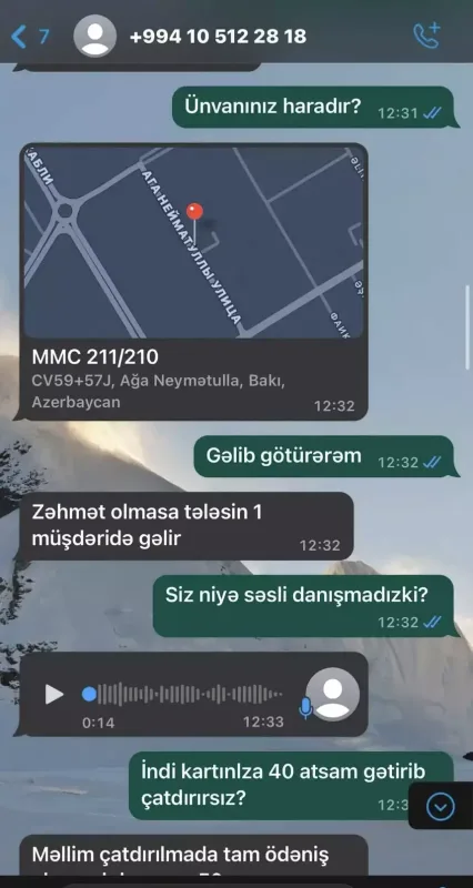 Vüqar Muradova qarşı dələduzluq