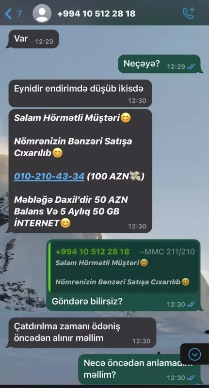 Vüqar Muradova qarşı dələduzluq